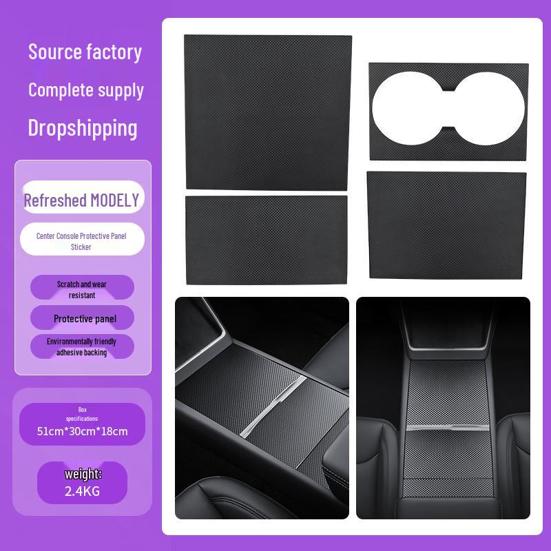 Tesla Model 3/Y Center Console TPU Protective Film - Interior Accessory