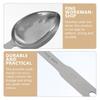 Measuring Spoon Stainless Steel Heavy Duty Small Tablespoon Smooth Surface Ergonomic Handle Kitchen Coffee Shops Accurate Scale