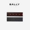 BALLY Men's Reversible Leather Plate Buckle Belt