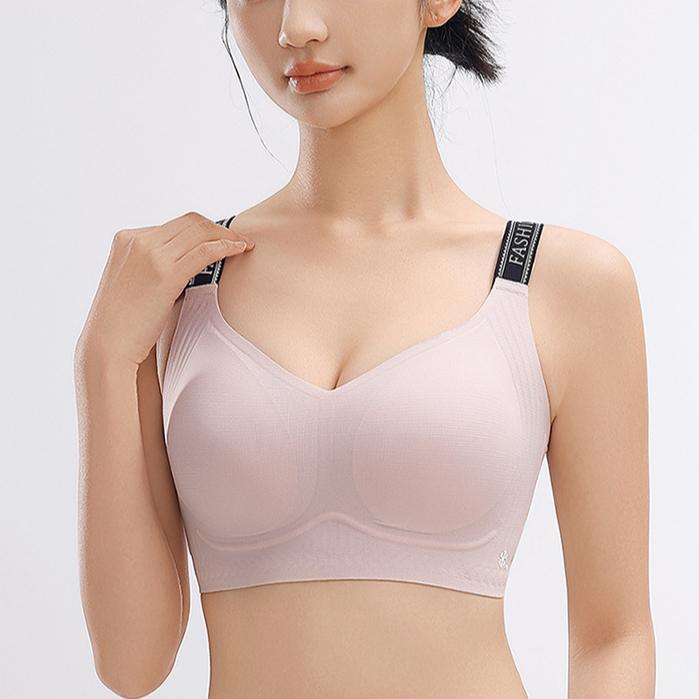 Invisible Bra Women's Anti-sagging Breast Retraction Gathering Bra Beautiful Back Thin Seamless Large-sized Underwear Push Up Bra
