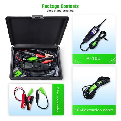 Auto and Motorcycle Truck Circuit Diagnostic Instrument P100 Voltage Short Circuit Test Maintenance Tool Auto Detector Repair