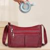 Women Shoulder Bag Soft PU Leather Crossbody Bag Simple Stylish Female Travel Tote Bag for Street Party Commuting Travel Spring