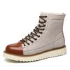 Leather Martin Boots Men's High-top Ami Kaji Short-face Boots Men's British Style Retro High-end Mid-top Men's Shoes