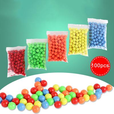 100Pcs 15mm Children Counting Solid Balls Toy School Mathematics Teaching Aids
