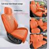 2526 Wei Pai Blue Mountain Suede Seat Cover: All-Season, Breathable, Perforated, Smart Driving Version.