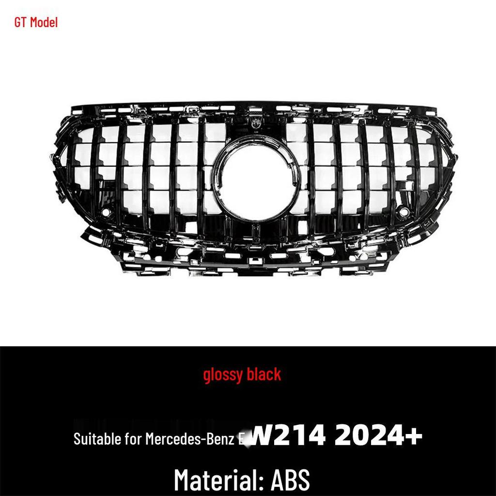 2024+ Mercedes E-Class W214 GT Vertical Bar Modified Front Grille ABS