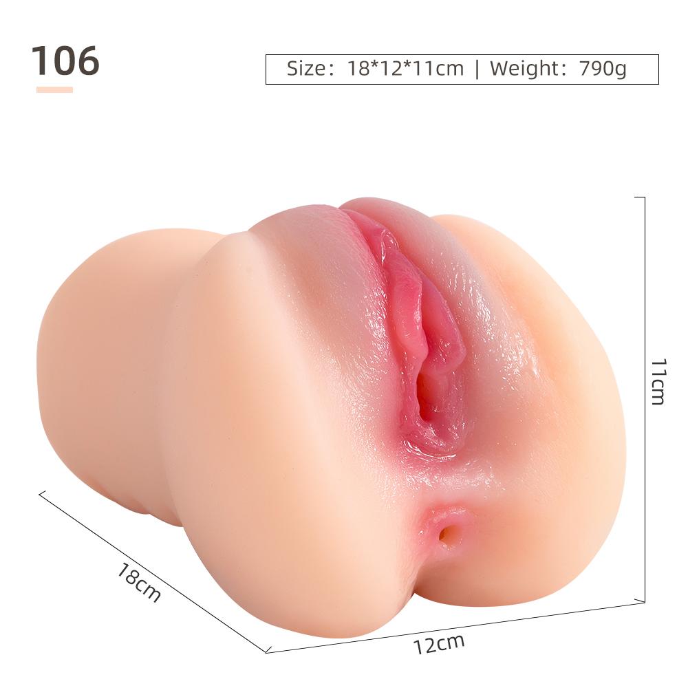 Mannlig onani Ekte vagina fitte Kunstig sexy vaginal silikonlomme fitte Voksenvarer Sexleketøy Verktøy for menn Onani