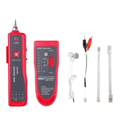 Rilevatore di linea RJ11 RJ45 Cat5 Cat6 Tester di rete Ethernet LAN Analizzatore di rete Cavo telefonico Emettitore Razer Tracker Detector