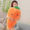 55/75cm Plush Carrot Pillows Soft Stuffed Creative Vegetables Toys With Smile 25-26