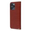 For iPhone 14 Pro Stand Cases Genuine Split Leather Wallet Phone Cover Magnetic Closure