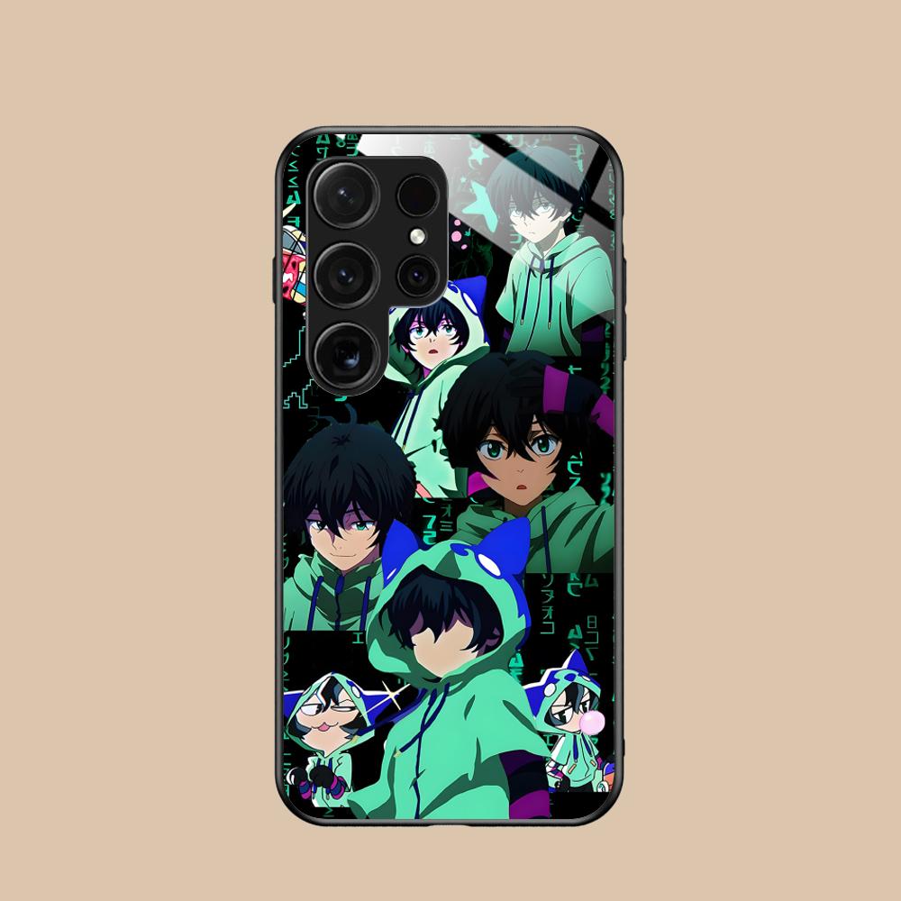 

SK8 Infinity Miya Chinen Phone Case for Samsung Galaxy S26 S25 S24 S23 S22 S21 S20 Note20 Plus FE Ultra Glass Protective Cover Galaxy S26