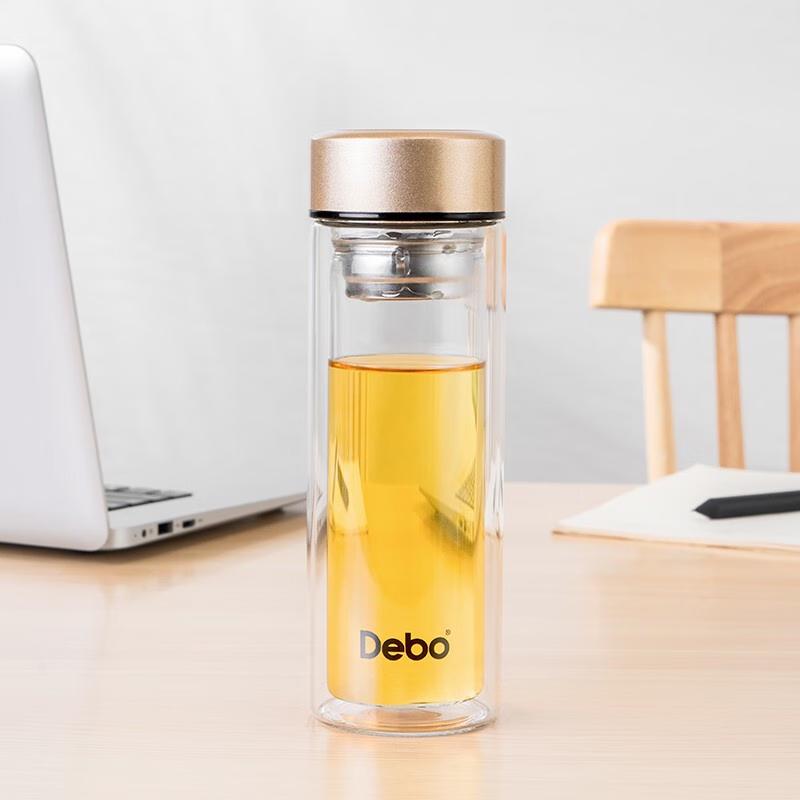Debo Mulina Heat-Resistant Double Wall Glass Cup 320ML