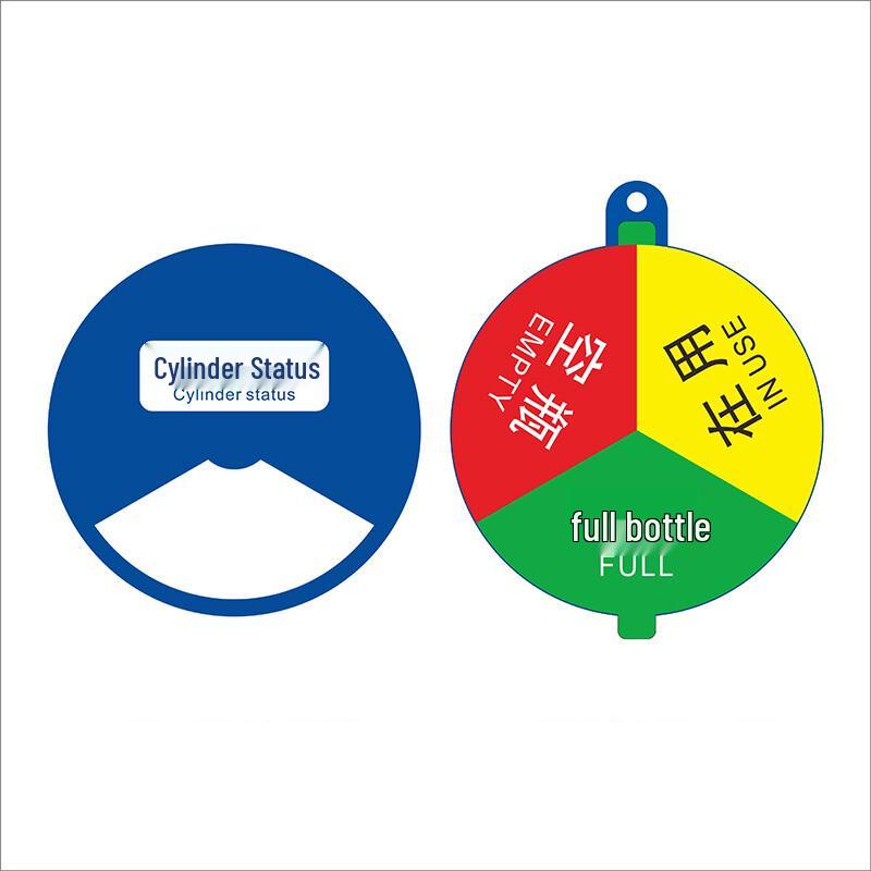 Guangfeng GF Oxygen Cylinder Status Acrylic Indicator Sign N/A