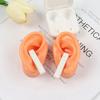 Acrylic Earring Display Stand with Soft Silicone Ear Model Jewelry Display and Storage
