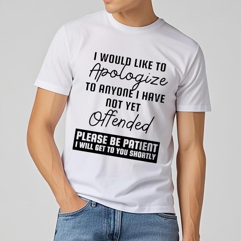 Retro For Her Summer T Shirt I Would Like To Apologize To Anyone I Have Not Yet Offended Please Be Patient I Will Get To You
