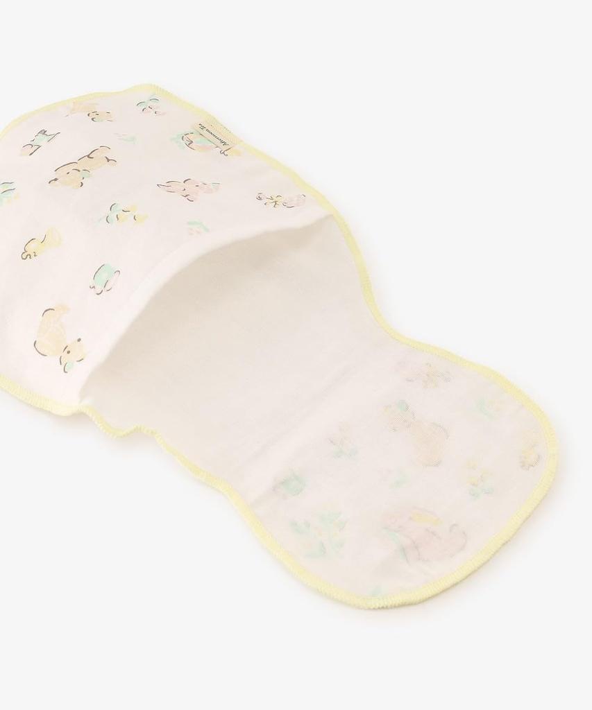 Afternoon Tea Living HY32 Animal Print Gauze Bib of White Sweat-Absorbing (Set 2)