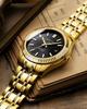 BINLUN Gold Mechanical Automatic Business Popular with Stainless Date Display Men's Watch, Waterproof, Stylish, Casual, Watch, Gentlemen, Steel,
