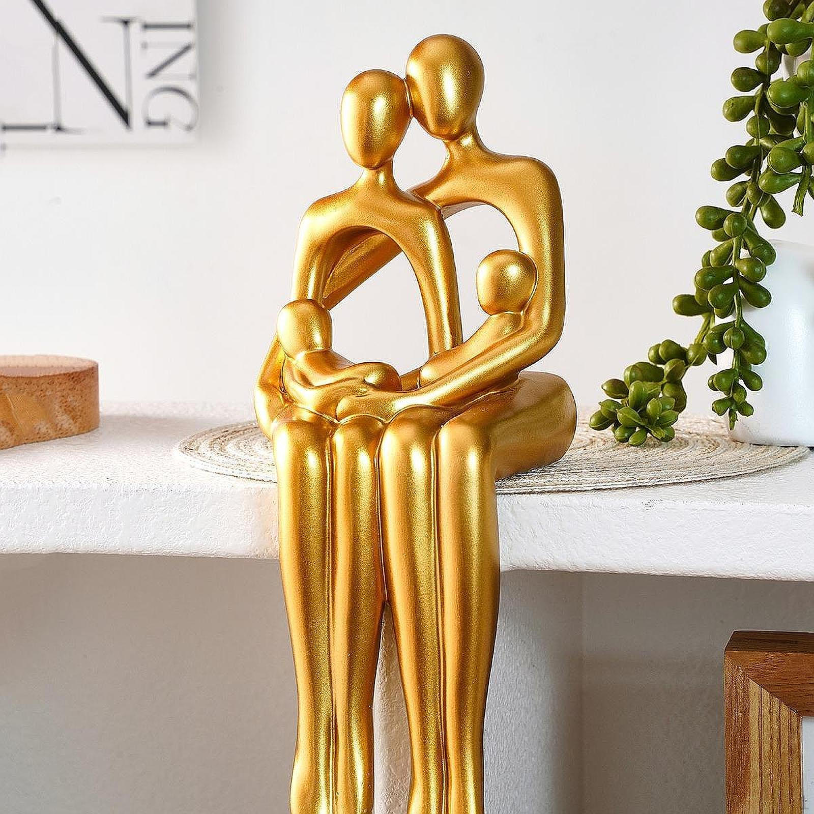 

Abstract Family Sculpture Statue Craft Figurine Decoration Party Ornament for