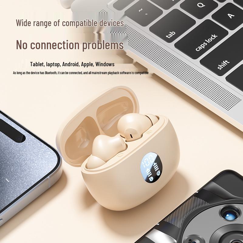 Premium Wireless Bluetooth In-ear Earbuds with Long Battery Life and Digital Display