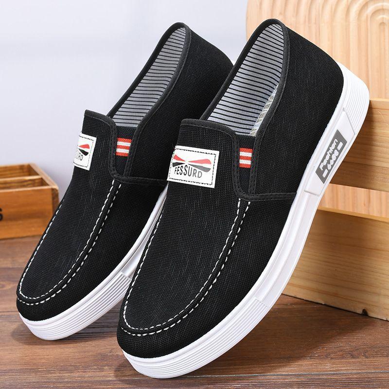 

Весна-лето 2025 новая мужская низкая эспадрилья резиновая подошва нескользящая и износостойкая ретро уличная походная повседневная два способа носки 38