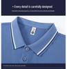 Customizable Breathable Polo Shirt with Logo, Short Sleeve, Sweat-Wicking, Perfect for Corporate or Group Culture Events.