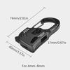 Tent Rope Tensioner Aluminum Alloy Rustproof Strong Load-bearing Lightweight Portable Tent Cord Adjuster Tent Accessories