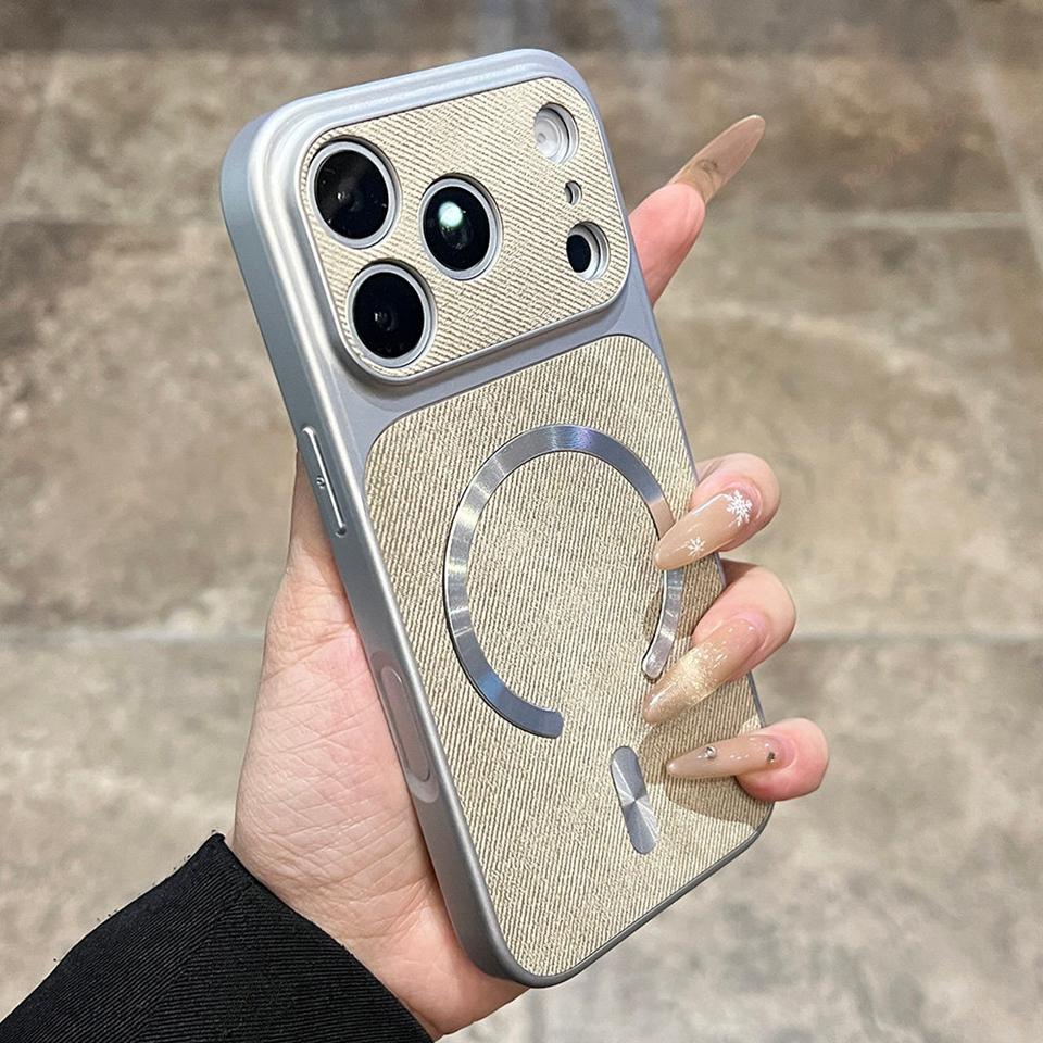 

Cowboy Cloth Official Magnetic Phone Case For iPhone 17 Air 13 11 12 14 15 16 Pro Max Magsafe Wireless Charge Protector Cover For iPhone 17