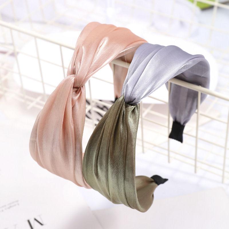 

Wide Edge Solid Color Headband Hair Accessories Fashion Women Headband Sweet