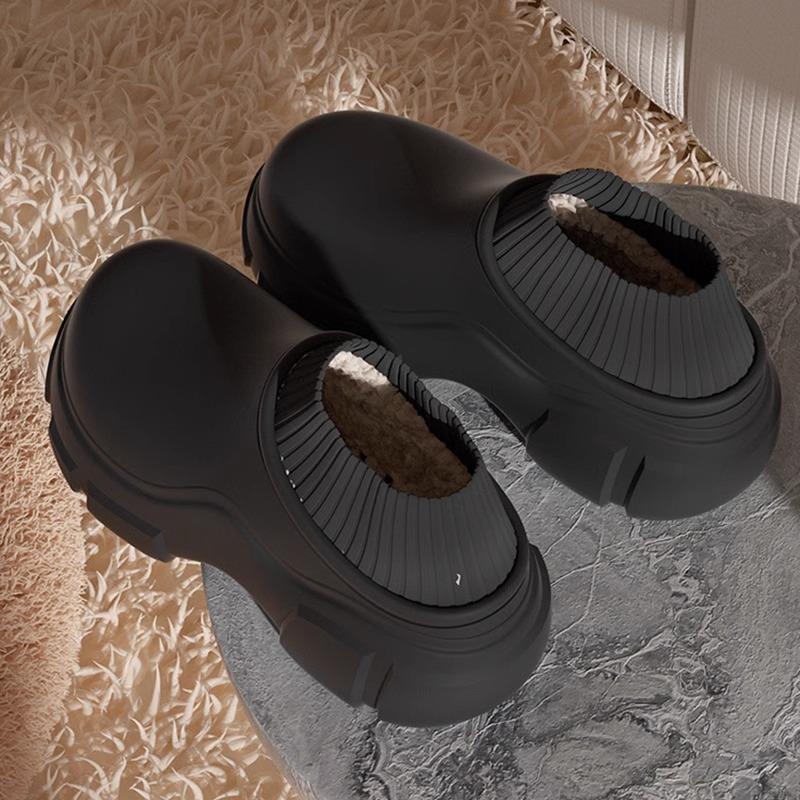 Outer Wear Bundle Bag Heel Fleece Thickened Cotton Shoes, New Home Daily Versatile Cotton Shoes In Autumn and Winter 2025