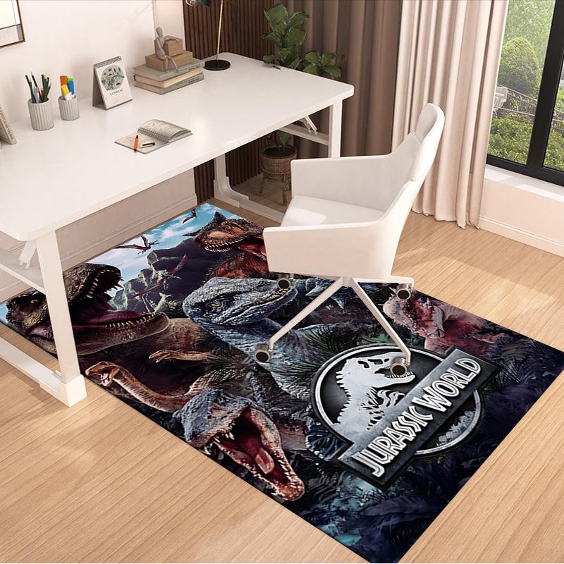 Jurassic World Dinosaurs Carpet For Playroom Bedroom Living Room Sofa Home Decor Kids Game Area Rug Nonslip Floor Mat