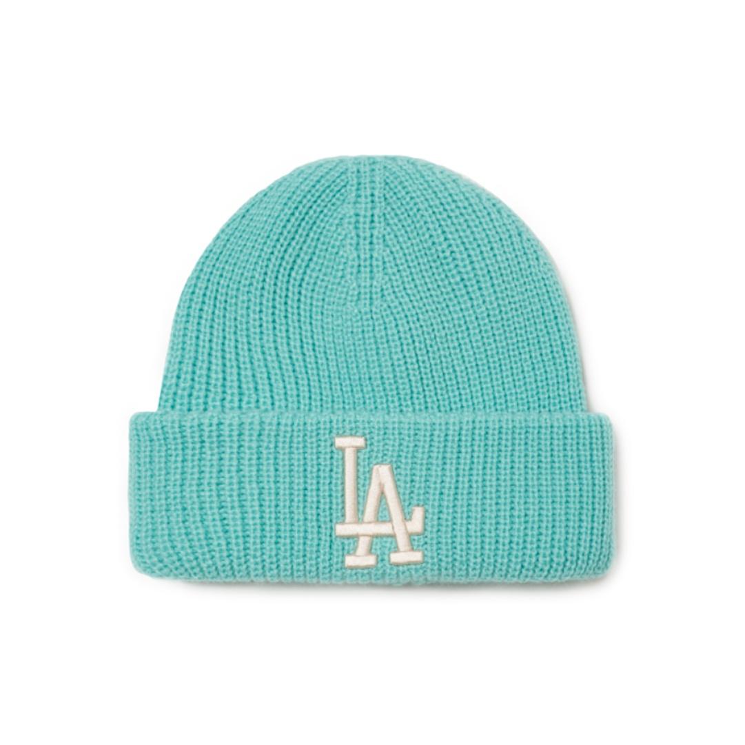MLB Acrylic Beanies Unisex Mint Green Fashion 3ABNM0716-07MTS F