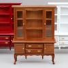 Doll House Enthusiast Miniature Cabinet 1/12 Doll House Furniture Bookcase with Openable Drawers Doll House Accessories