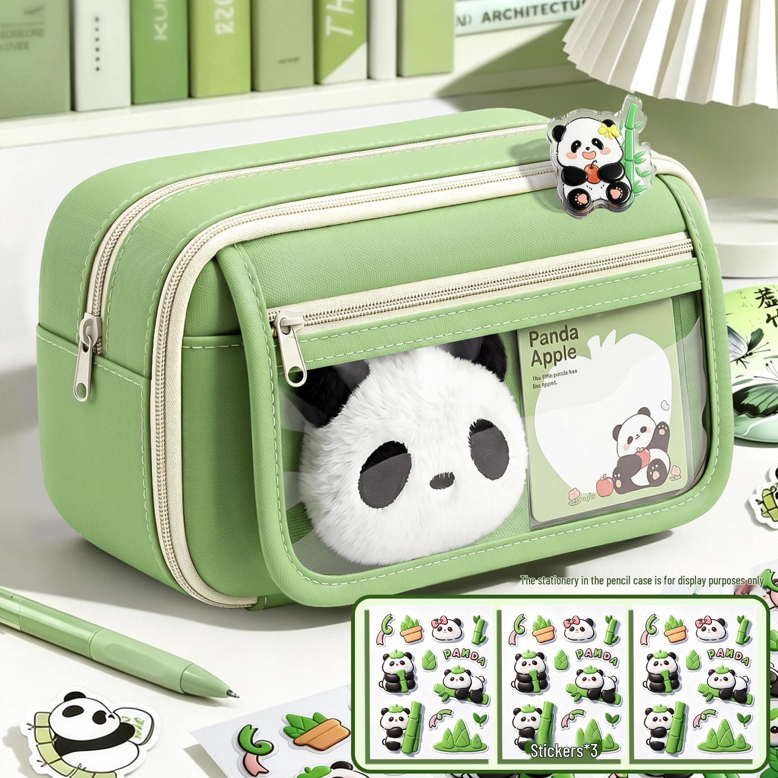 Panda Pencil Case Set: Large Capacity Student Stationery Box, Ideal Gift for June 1st Children s Day