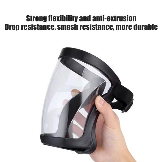 Full Shield Reusable Transparent Anti-Fog Protective Face High-Definition Plastic Face Guard