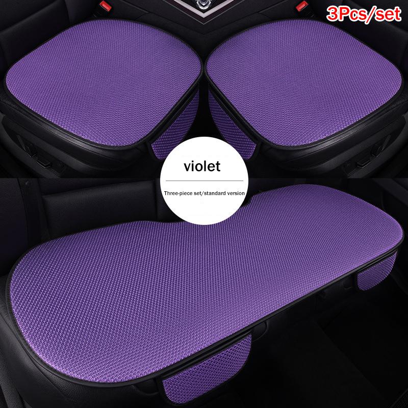 Universal Car Seat Covers for Summer Breathable Front Rear Seat Cushions Comfortable Interior for Most 5 Seat Cars