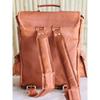Vintage Laptop Braun Messenger Leder Tasche Ziegenrucksack Rucksack Padfolio Tasche
