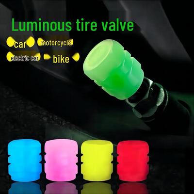 Tampas de Válvula Luminosas para Carro, Bicicleta, Veículo Elétrico e Motocicleta