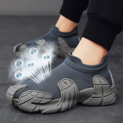 2025 Neue Herren Einfarbige Sneaker Atmungsaktive Slip-On Mesh-Sneaker Leichte Outdoor-Wanderschuhe Sommer Outdoor Freizeitkleidung