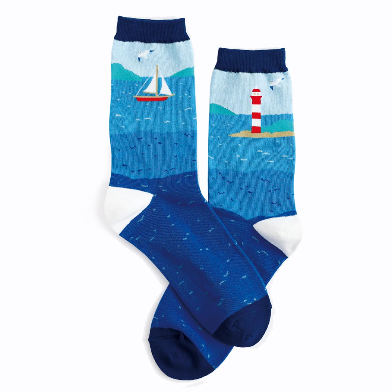 

GaRaPaGo Socks Asymmetrical sea [Green Flash] Women s 22-25cm GP-045