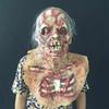Bloederig en griezelig Halloween volwassen zombie masker voor een eng volledig gezichtseffect