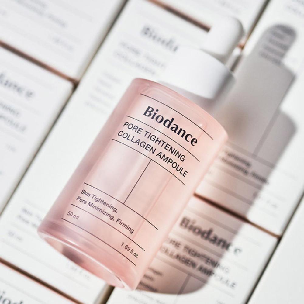 Biodance Collagen Ampoule 50ml Hydrolyzed Collagen Peptides And Niacinamide Pore Minimizing Anti Aging  Boosts Skin Elasticity Reduces Fine Lines