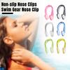 2/6Pcs Swimming Nose Clips Waterproof Reusable Silica Gel Surfing Nose Plug Protectors for Kids Adults