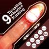 Realistic Dildo Telescopic Vibrator Big Penis Female Stimulator Anal Plug for Women with Heating Thrusting Adult Sex Toys