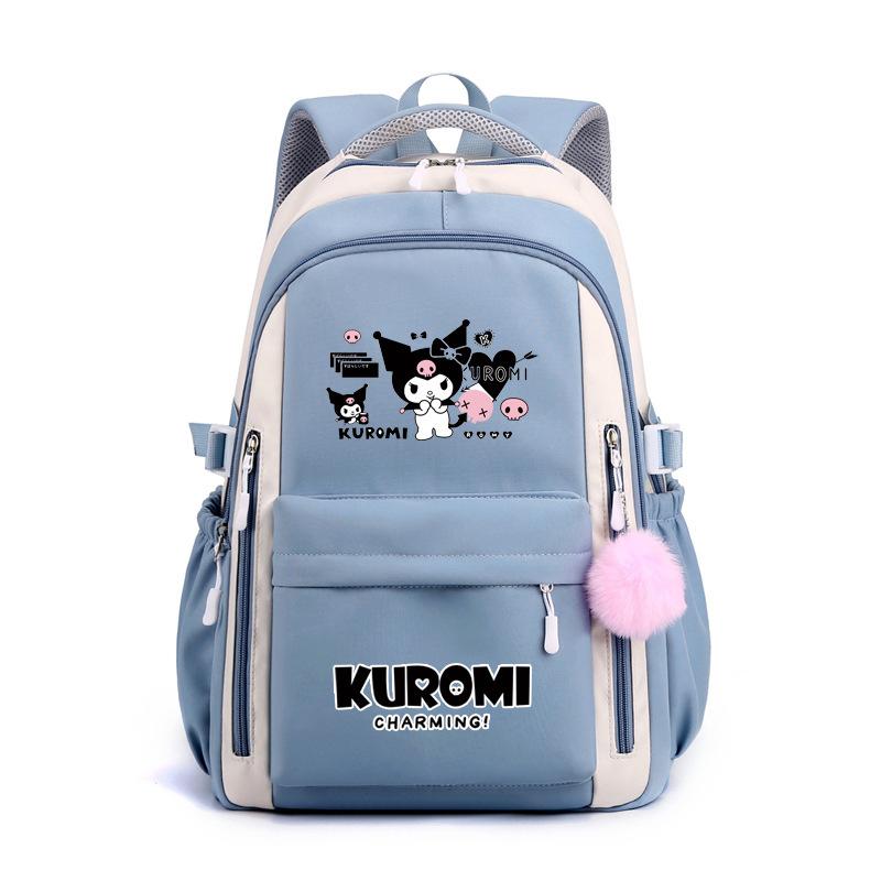 Melody Joint Peripheral Backpack Female Japanese Cute Primary School Students High School Large Capacity Schoolbag