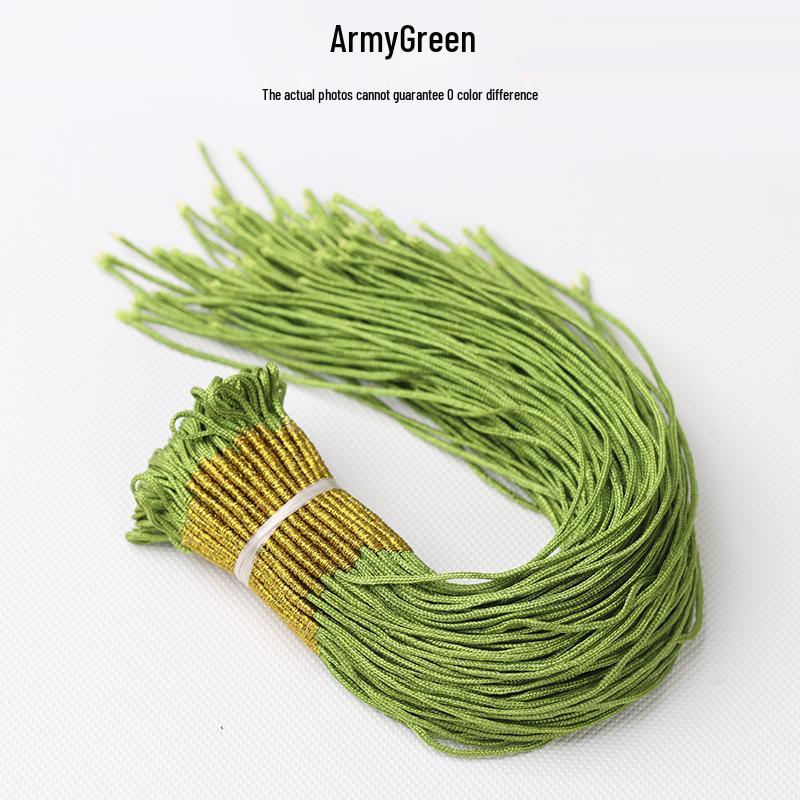 Hand-Woven Gold Wire Pull Ring Necklace & Bracelet Pendant with Movable Loop