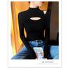Half Turtleneck Bottoming Shirt for Women Autumn Winter New Fashion Slim Long-sleeved Fashionable Knitted Top