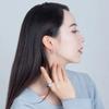 Bold midi twist ring earring S