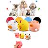 Aniamal Pet Dog Puppy Latex Squeak Chew Bite Teech Cleaning Paly Toy Sound