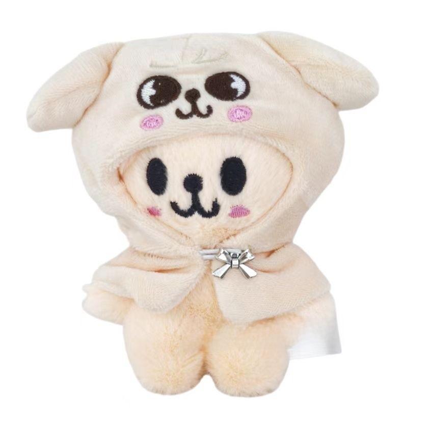 Plush 10cm Keychain Animal Stuffed Doll Cartoon Backpack Pendant Gift