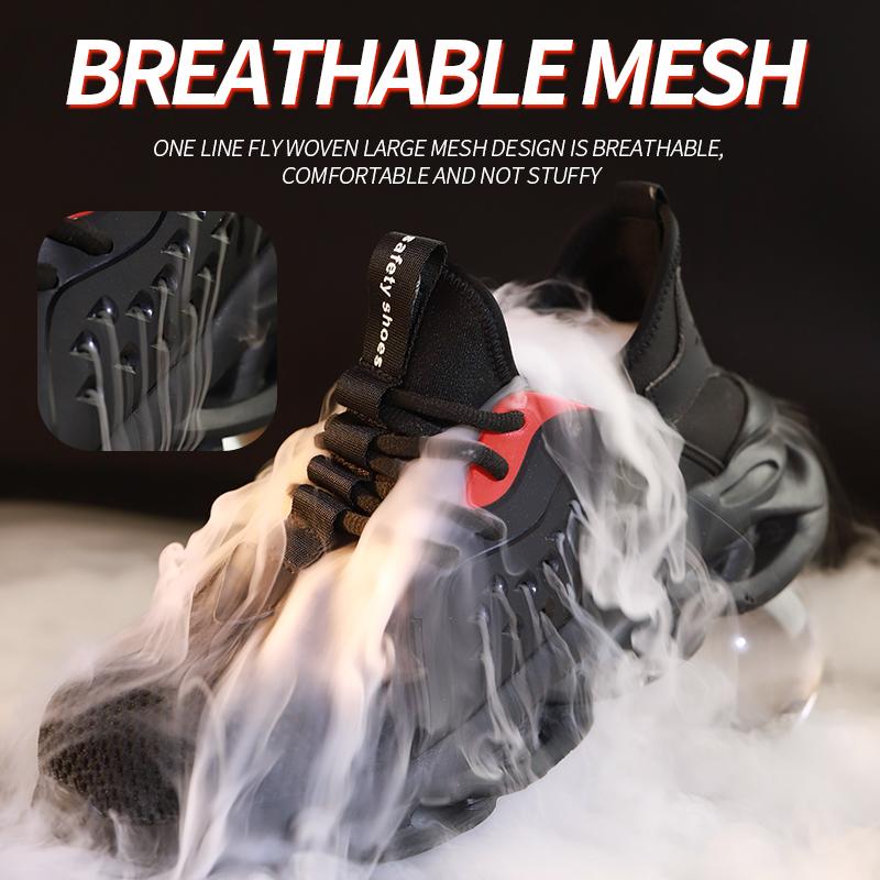 Men Safety Footwear Indestructible Shoes Sneakers Steel Toe Protective Boots Anti-smash Anti-puncture Anti-slip Shoe Work Safety